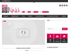 Tablet Screenshot of decoration-fetes.com